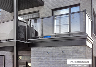 Balcons en aluminium par Patio Design inc.