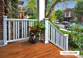 Balcons et devantures par Patio Design inc.