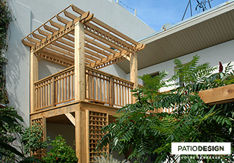 Balconies and front doors by Patio Design inc.