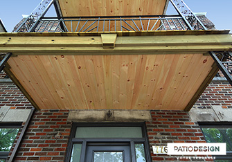 Balconies and front doors by Patio Design inc.