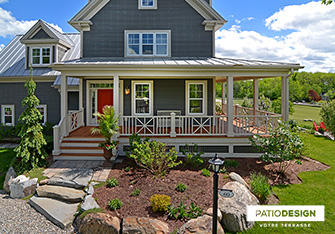 Balconies and front doors by Patio Design inc.