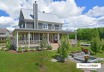 Balconies and front doors by Patio Design inc.