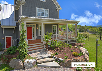 Balconies and front doors by Patio Design inc.