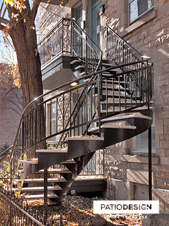 Balconies and front doors by Patio Design inc.