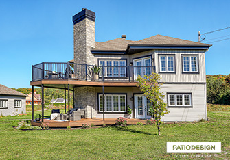 Composite Balconies and Front Doors by Patio Design inc.