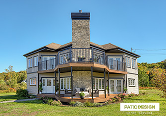 Composite Balconies and Front Doors by Patio Design inc.