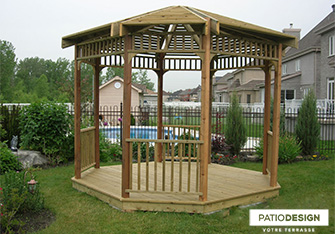 Gazébo de Patio Design inc.