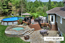 Patio en Trex par Patio Design inc.