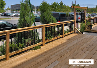 Wood Patio by Patio Design inc.