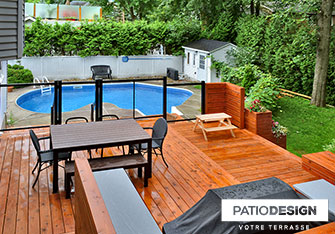 Patio en bois par Patio Design inc.