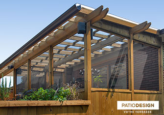 Patio en bois par Patio Design inc.