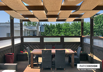 Patio en bois par Patio Design inc.