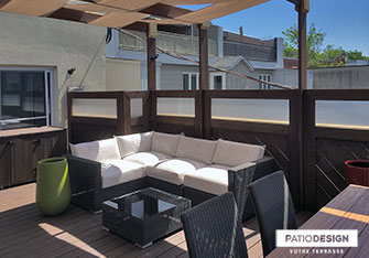 Patio en bois par Patio Design inc.