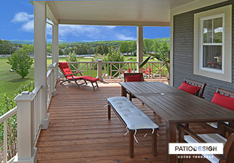 Wood Patio by Patio Design inc.