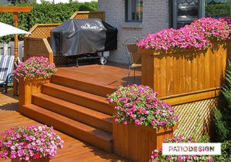 Patio en bois par Patio Design inc.