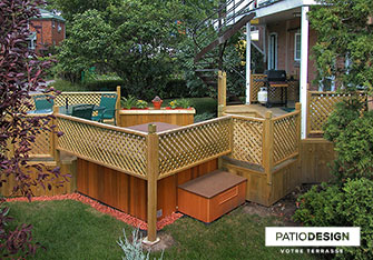 Wood Patio by Patio Design inc.