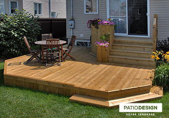 Wood Patio by Patio Design inc.