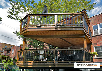 Wood Patio by Patio Design inc.