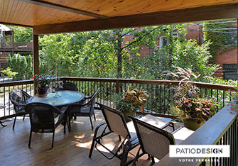 Wood Patio by Patio Design inc.