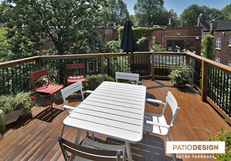 Wood Patio by Patio Design inc.