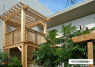 Patio en bois par Patio Design inc.