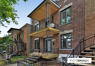 Wood Patio by Patio Design inc.