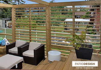 Patio en bois par Patio Design inc.