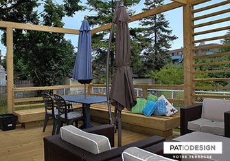 Wood Patio by Patio Design inc.