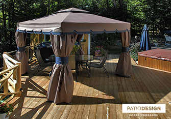 Patio en bois par Patio Design inc.