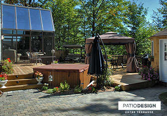 Patio en bois par Patio Design inc.