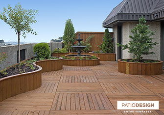 Patio en bois par Patio Design inc.