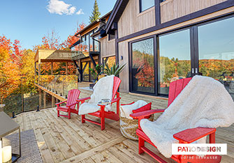 Patio en bois par Patio Design inc.