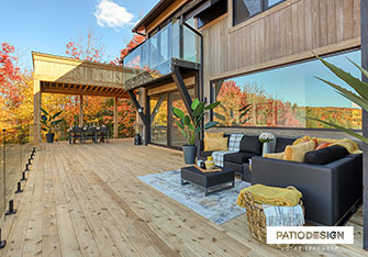 Patio en bois par Patio Design inc.