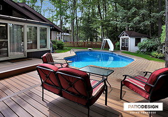 Fiberon Terrace by Patio Design inc.