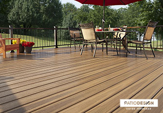 Fiberon Terrace by Patio Design inc.