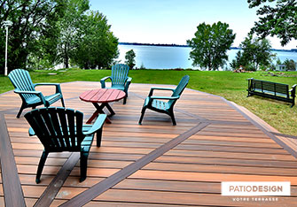 Terrasse Fiberon par Patio Design inc.