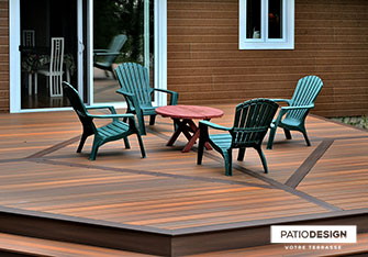 Fiberon Terrace by Patio Design inc.