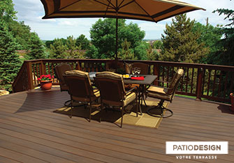 Fiberon Terrace by Patio Design inc.