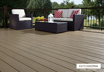 Fiberon Terrace by Patio Design inc.