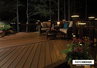 Fiberon Terrace by Patio Design inc.