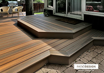 Terrasse Fiberon par Patio Design inc.