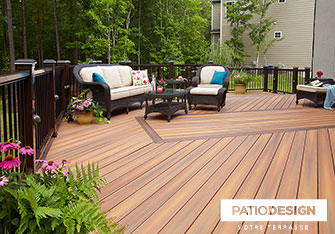 Fiberon Terrace by Patio Design inc.