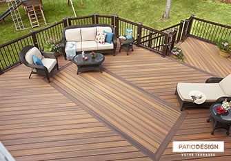 Fiberon Terrace by Patio Design inc.