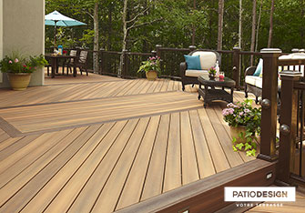 Terrasse Fiberon par Patio Design inc.