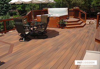 Terrasse Fiberon par Patio Design inc.