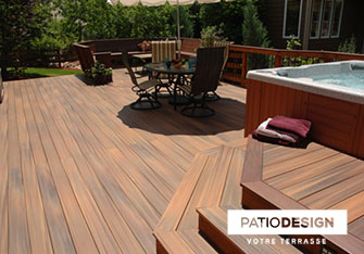 Terrasse Fiberon par Patio Design inc.