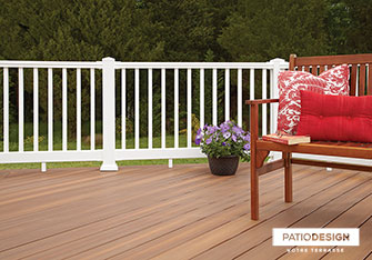 Terrasse Fiberon par Patio Design inc.