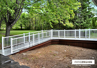 Terrasse Fiberon par Patio Design inc.