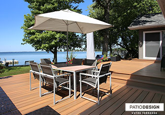 Terrasse Fiberon par Patio Design inc.