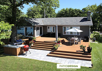 Fiberon Terrace by Patio Design inc.